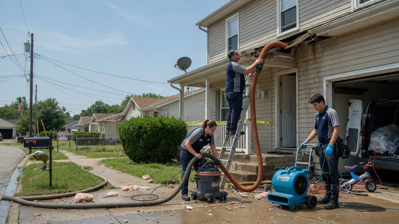 Water Damage Restoration in Sanders, KY near me